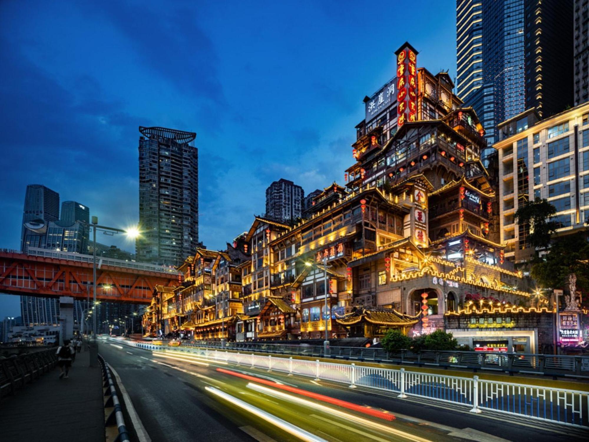 Intercontinental Chongqing Raffles City By Ihg Exteriér fotografie